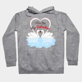 Swans with love Hoodie